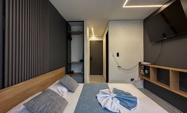 Se Alquila Apartaestudio En San Fernado, En Cuarto Piso Con Ascensor, Para  Rentas Cortas O De Larga Estancia.