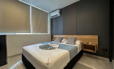 Se Alquila Apartaestudio En San Fernado, En Cuarto Piso Con Ascensor, Para  Rentas Cortas O De Larga Estancia.