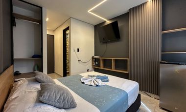 Se Alquila Apartaestudio En San Fernado, En Cuarto Piso Con Ascensor, Para  Rentas Cortas O De Larga Estancia.