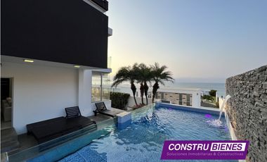 Exclusiva casa con piscina vista al mar en Urb. Marina Blue, Manta