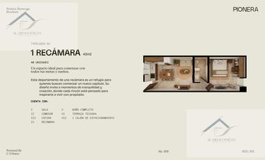 Departamento en Conkal