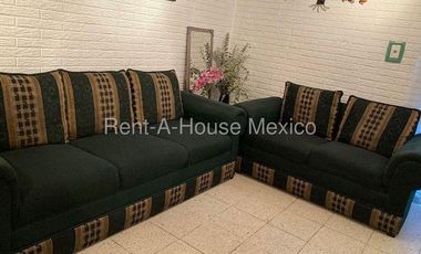 Casa en  renta amueblada en Los Sauces San Antonio La Isla San Lucas Tepemajalco