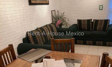 Casa en  renta amueblada en Los Sauces San Antonio La Isla San Lucas Tepemajalco