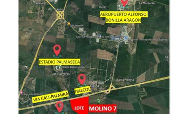 VENDE LOTE / TERRENO DE 172.485 M2 PARQUE INDUSTRIAL VIA PALMIRA