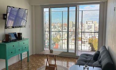 DEPTO AMOBLADO EN ALQUILER. CON BALCON. PALERMO