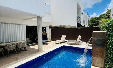 CASA EN VENTA RESIDENCIAL 4 RECAMARAS AQUA CUMBRES CANCUN COLDWELL BANKER PUNTA SUR