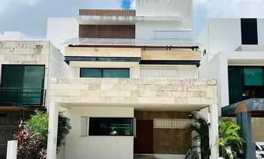 CASA EN VENTA RESIDENCIAL 4 RECAMARAS AQUA CUMBRES CANCUN COLDWELL BANKER PUNTA SUR