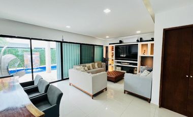 CASA EN VENTA RESIDENCIAL 4 RECAMARAS AQUA CUMBRES CANCUN COLDWELL BANKER PUNTA SUR