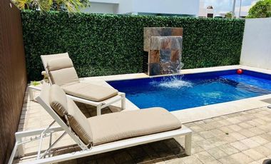 CASA EN VENTA RESIDENCIAL 4 RECAMARAS AQUA CUMBRES CANCUN COLDWELL BANKER PUNTA SUR