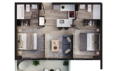 ARRIENDO Departamentos 2D2B Metro Irarrázaval, Ñuñoa