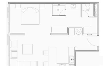 ARRIENDO, Departamento 1D1B, Mall Portal La Dehesa,