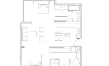 ARRIENDO, Departamento 1D1B, Mall Portal La Dehesa,
