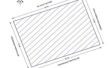 TERRENO DE 156.56M2,PARROQUIA PEDERNALES