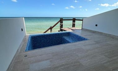 CASA TIPO VILLA EN VENTA EN LA PLAYA DEL TELCHAC FRENTE AL MAR.