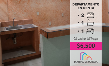 ESTUPENDO DEPARTAMENTO EN RENTA