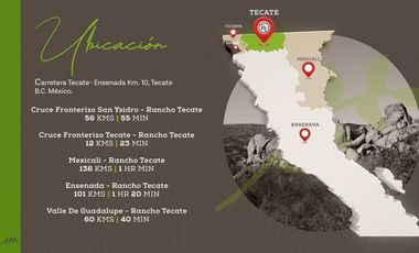 VENTA DE TERRENOS EN RANCHO TECATE