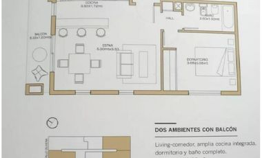 Venta -Departamento 2 Ambientes con Cochera -Ituzaingo