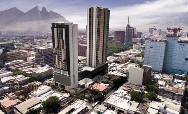 Departamento equipado y amueblado en Torre Barrio W, Centro, Monterrey