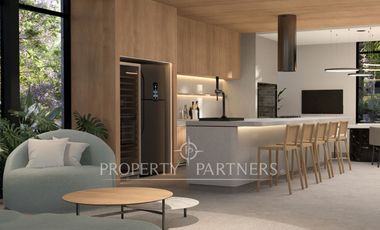 Departamento Distrito Paulista 2D 2B Mariposa, opción 1D con Living Ampliado, 76 mts2