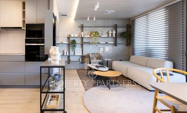 Departamento Distrito Paulista 2D 2B Mariposa, opción 1D con Living Ampliado, 76 mts2