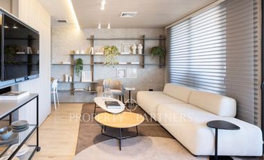 Departamento Distrito Paulista 2D 2B Mariposa, opción 1D con Living Ampliado, 76 mts2