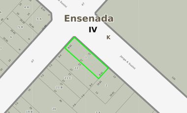Terreno en venta - 227Mts2 - Ensenada