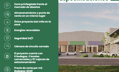 BODEGA EN RENTA EN MERCADO DE ABASTOS,  GUADALAJARA