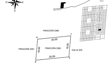 Terreno en Venta en Tótem, Kinchil
