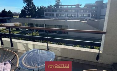 Departamento Monoambiente  en Alquiler  Campus Vista  Pilar PB con patio y parrilla
