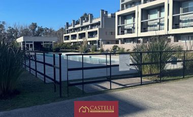 Departamento Monoambiente  en Alquiler  Campus Vista  Pilar PB con patio y parrilla