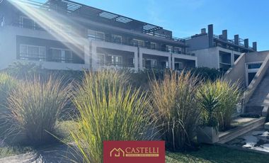 Departamento Monoambiente  en Alquiler  Campus Vista  Pilar PB con patio y parrilla
