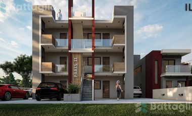 Departamento en PB con espacio vehicular y parrilla