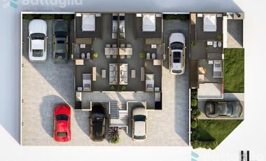 Departamento en PB con espacio vehicular y parrilla