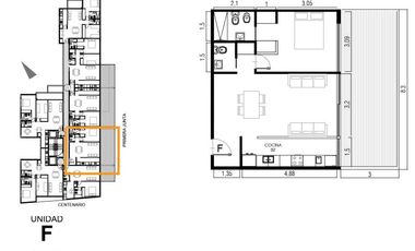 Venta Departamento de Pozo de 2 Ambientes Con cochera OBRA YA COMENZADA
