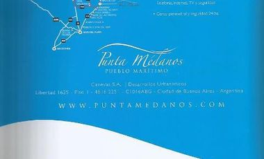 LOTE EN PUNTA MEDANOS, PUEBLO MARÍTIMO