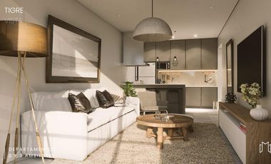 VENTA DEPARTAMENTO TIGRE 2 AMBIENTES PILETA SUM A ESTRENAR