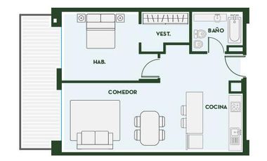 Departamento - Canning (E. Echeverria)