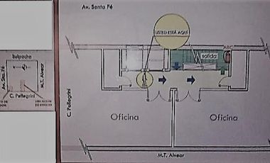 Oficina - Alquiler Av 9 de julio 1000 RECOLETA  140m2 piso entero