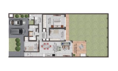 Casa de 3 dormitorios a estrenar