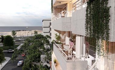 Venta de departamento de 2 amb en construccion. Edificio Bonjo 11. Zona Norte de Mar del Plata