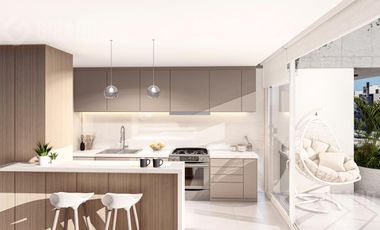 Venta de departamento de 2 amb en construccion. Edificio Bonjo 11. Zona Norte de Mar del Plata