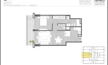Departamento 2 ambientes en venta  - Godoy Cruz, Palermo Green