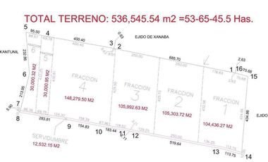 VENTA RANCHO MEZCALERO Y DE MADERAS EN KANTUNIL YUCATAN