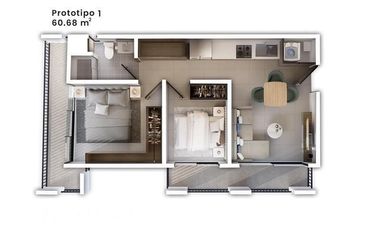Departamento en venta, Claveria, Azcapotzalco.