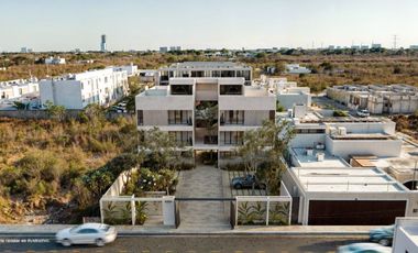 VENTA DEPARTAMENTO MERIDA DOS RECAMARAS EN EL CORAZON DE TEMOZON NORTE