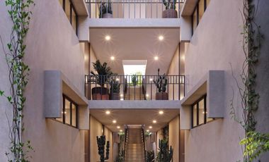 VENTA DEPARTAMENTO MERIDA DOS RECAMARAS EN EL CORAZON DE TEMOZON NORTE