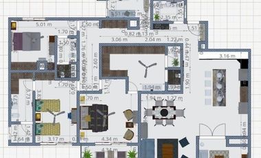 DEPARTAMENTO PENTHOUSE AMUEBLADO EN VENTA TORRE BAKARA