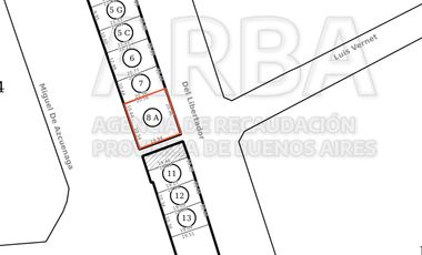 Terreno para torre de 2135mts en Libertador