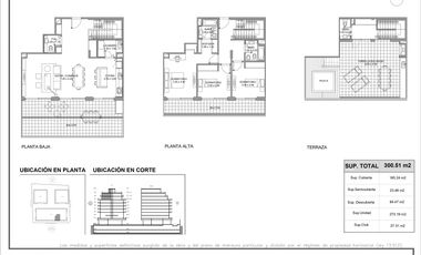 Departamento Triplex 4 Ambientes en Vicente López Río Amplia vista
