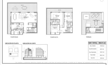 Departamento Triplex 3 Ambientes en Vicente López Río Amplia vista